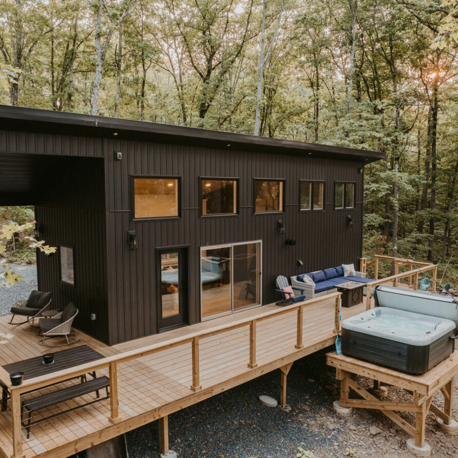 Devils Elbow Cabin - Luxurious Modern Cabin On 16 Acres Near Penn State