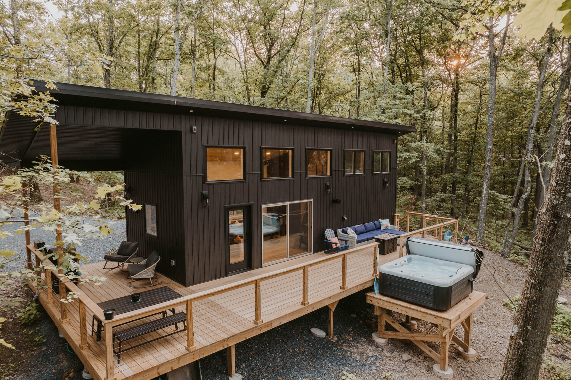 Devils Elbow Cabin - Luxurious modern cabin on 16 acres near Penn State